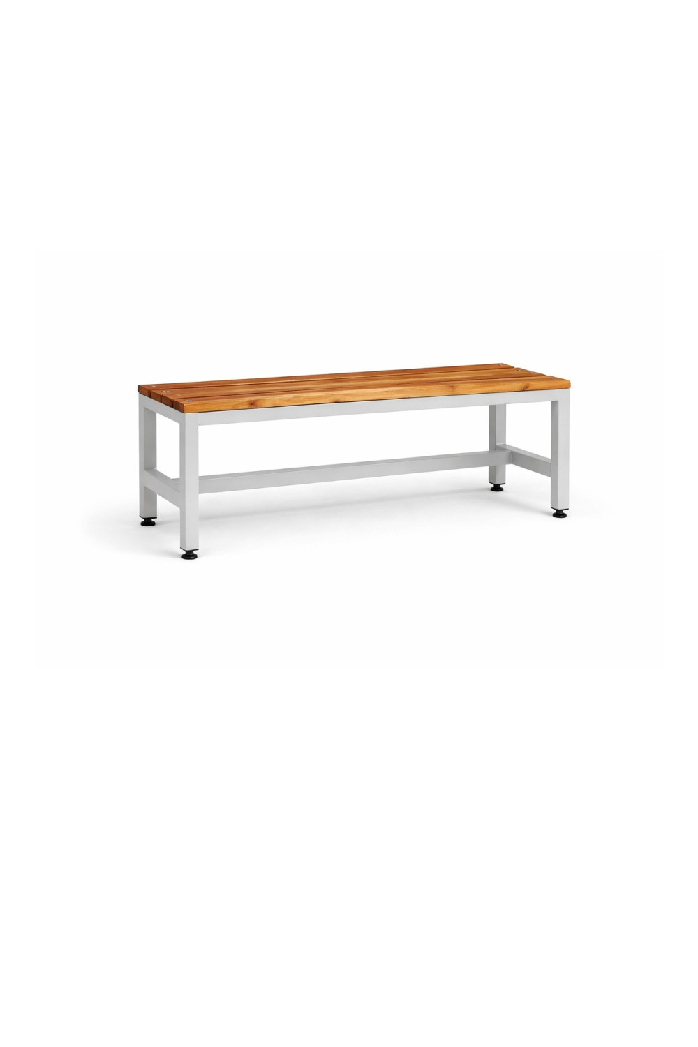 120 cm Oturma Bankı – Ahşap Oturaklı Metal Ayaklı (120x40x40 cm)