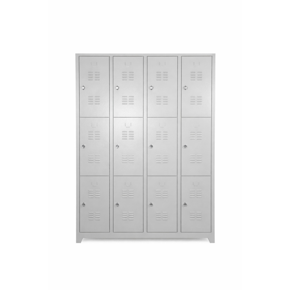 12 gozlu soyunma dolabi metal kilitli personel dolabi