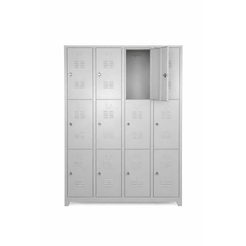 12 gozlu soyunma dolabi metal kilitli personel dolabi