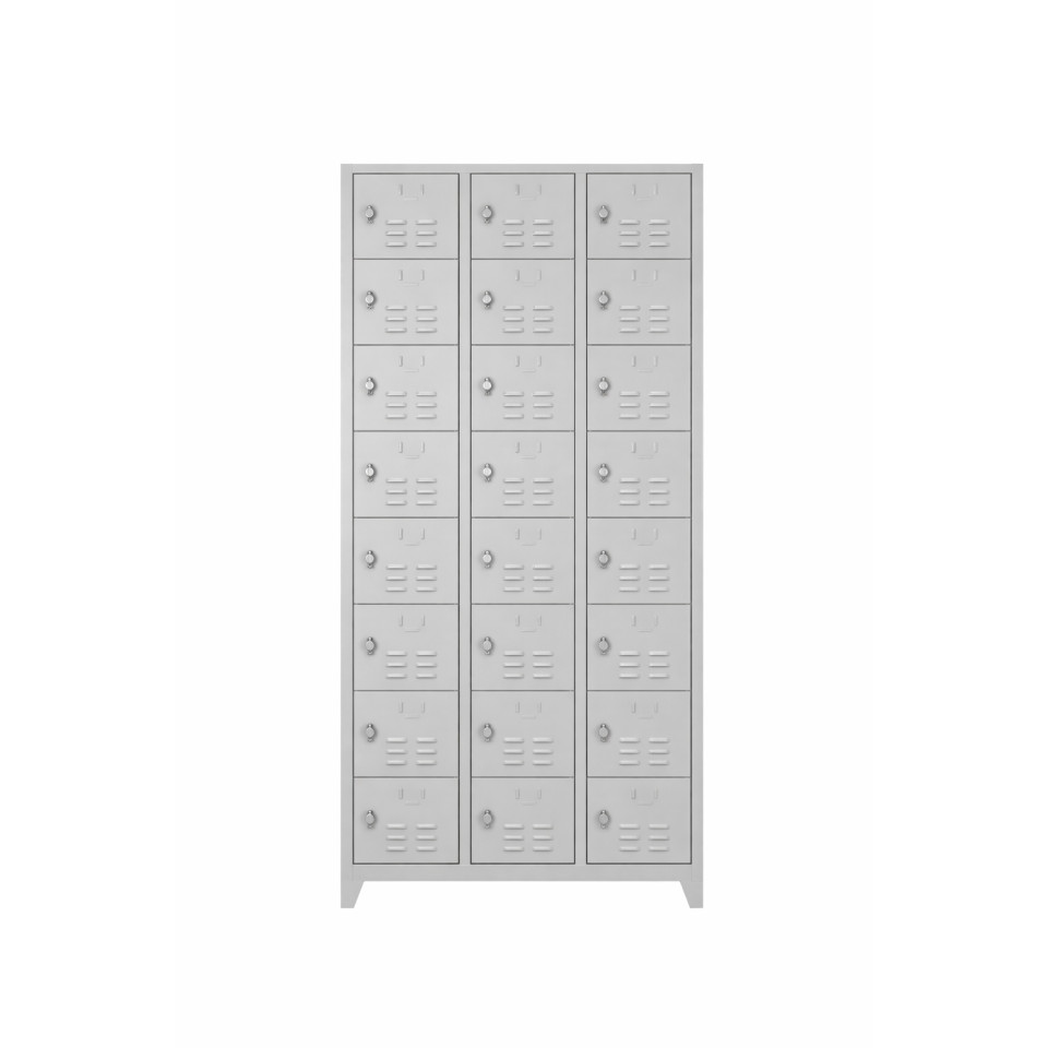 24 Gözlü Ayakkabı ve Emanet Dolabı (Kilitli Çelik Ayakkabı Dolabı)