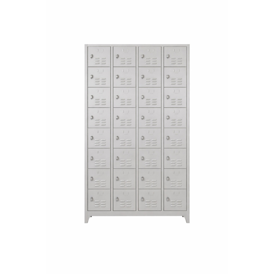 32 Gözlü Ayakkabı ve Emanet Dolabı (Kilitli Çelik Ayakkabı Dolabı)