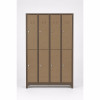 Askeri tip haki 8 kapaklı metal personel dolabı