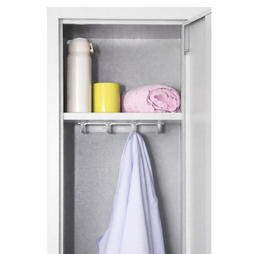 standart ikili soyunma dolabı 80 cm geniş çelik personel dolabı