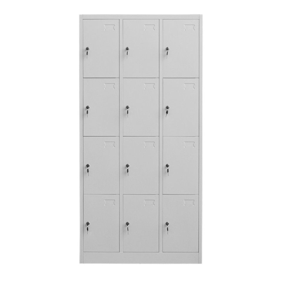 12 Kapaklı Çelik Dolap