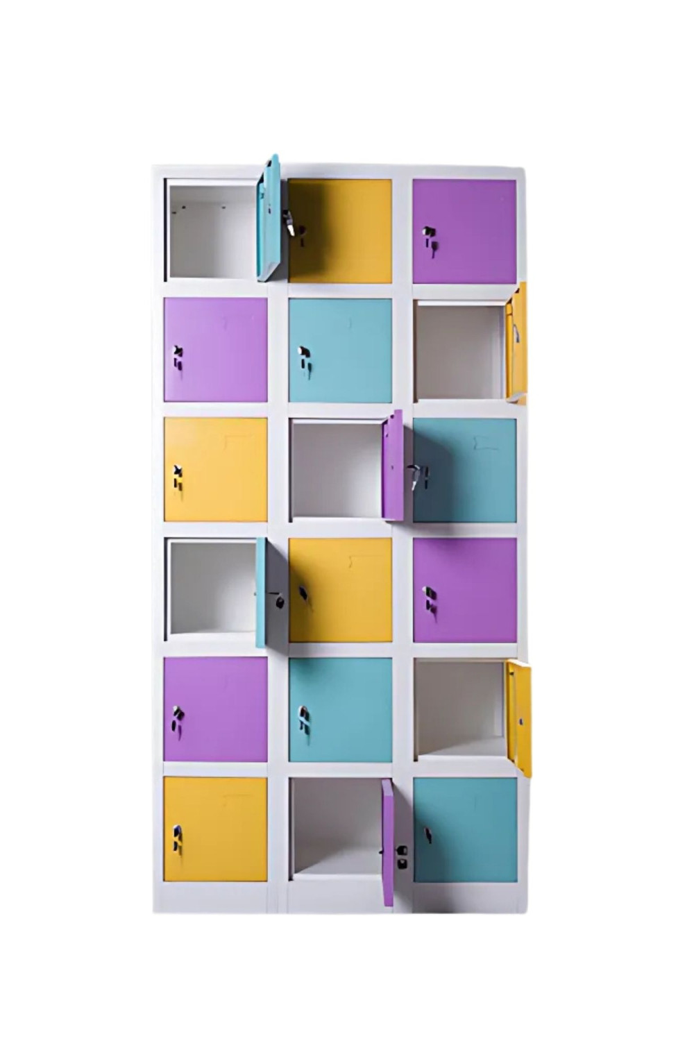 18 Gözlü Okul Sınıf Dolabı
