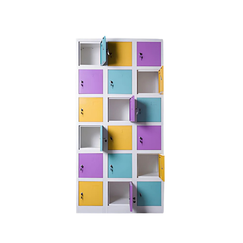 18 Gözlü Okul Sınıf Dolabı
