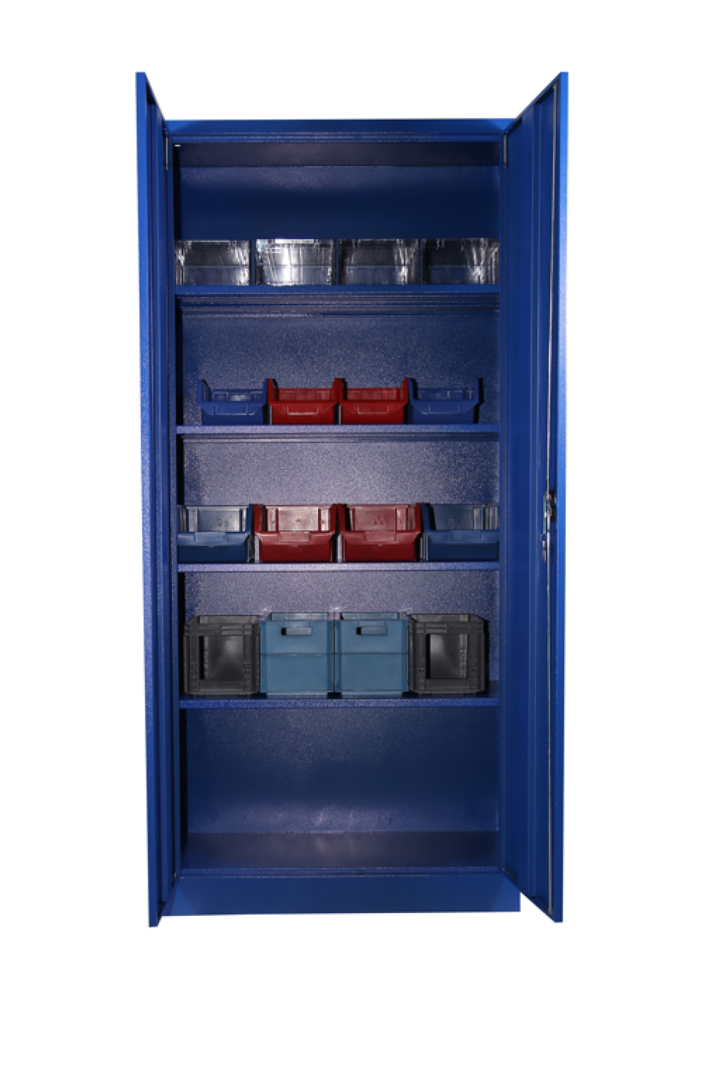 198 cm Metal Raflı Avadanlık Seti Malzeme Dolabı