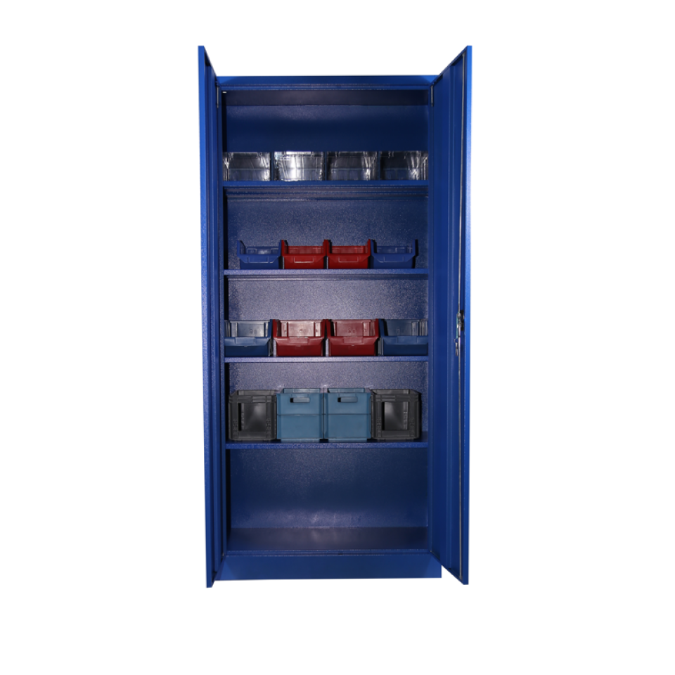 198 cm Metal Raflı Avadanlık Seti Malzeme Dolabı