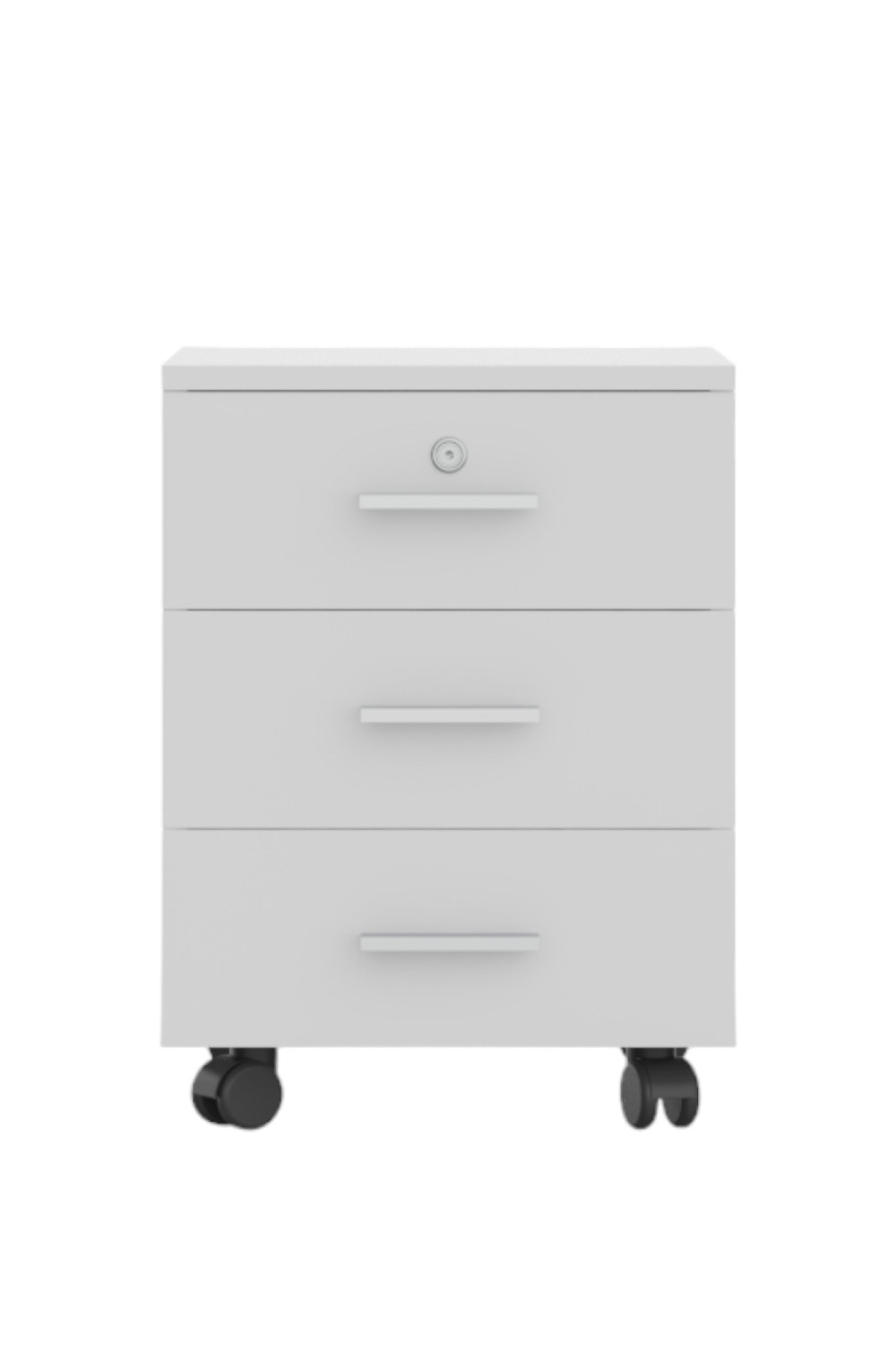 Beyaz Keson 3 Çekmeceli