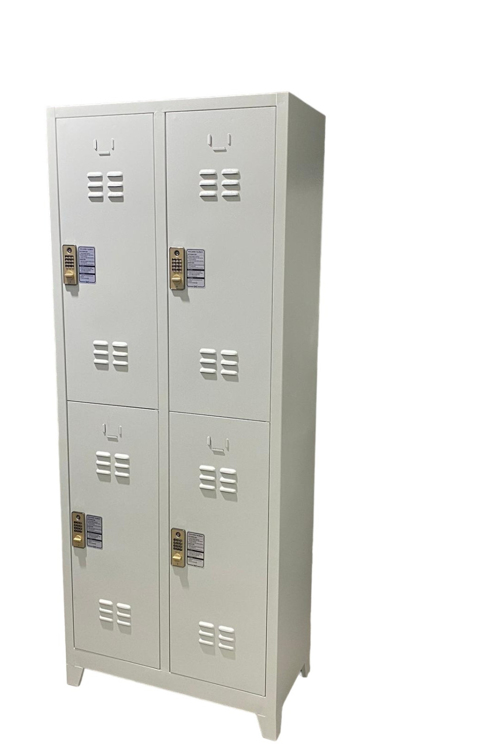 4 Kapaklı Elektronik Kilitli  Dörtlü Soyunma Dolabı