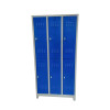 Mavi Kapaklı Ekonomik Altılı Soyunma Dolabı
