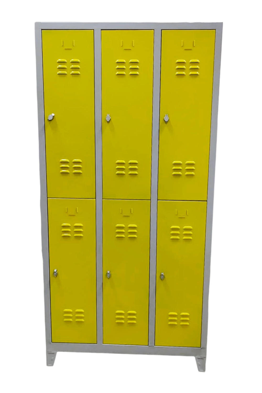 6’lı Soyunma Dolabı Sarı Renk