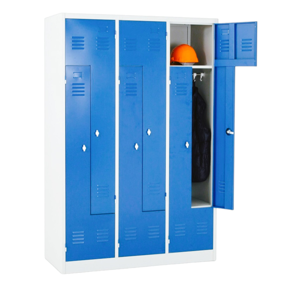 6’lı Z Kapaklı Soyunma Dolabı