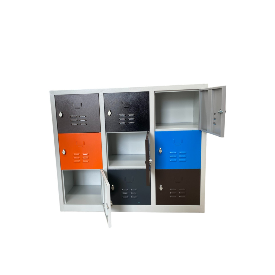 9 Kapaklı Okul-Sınıf Dolabı