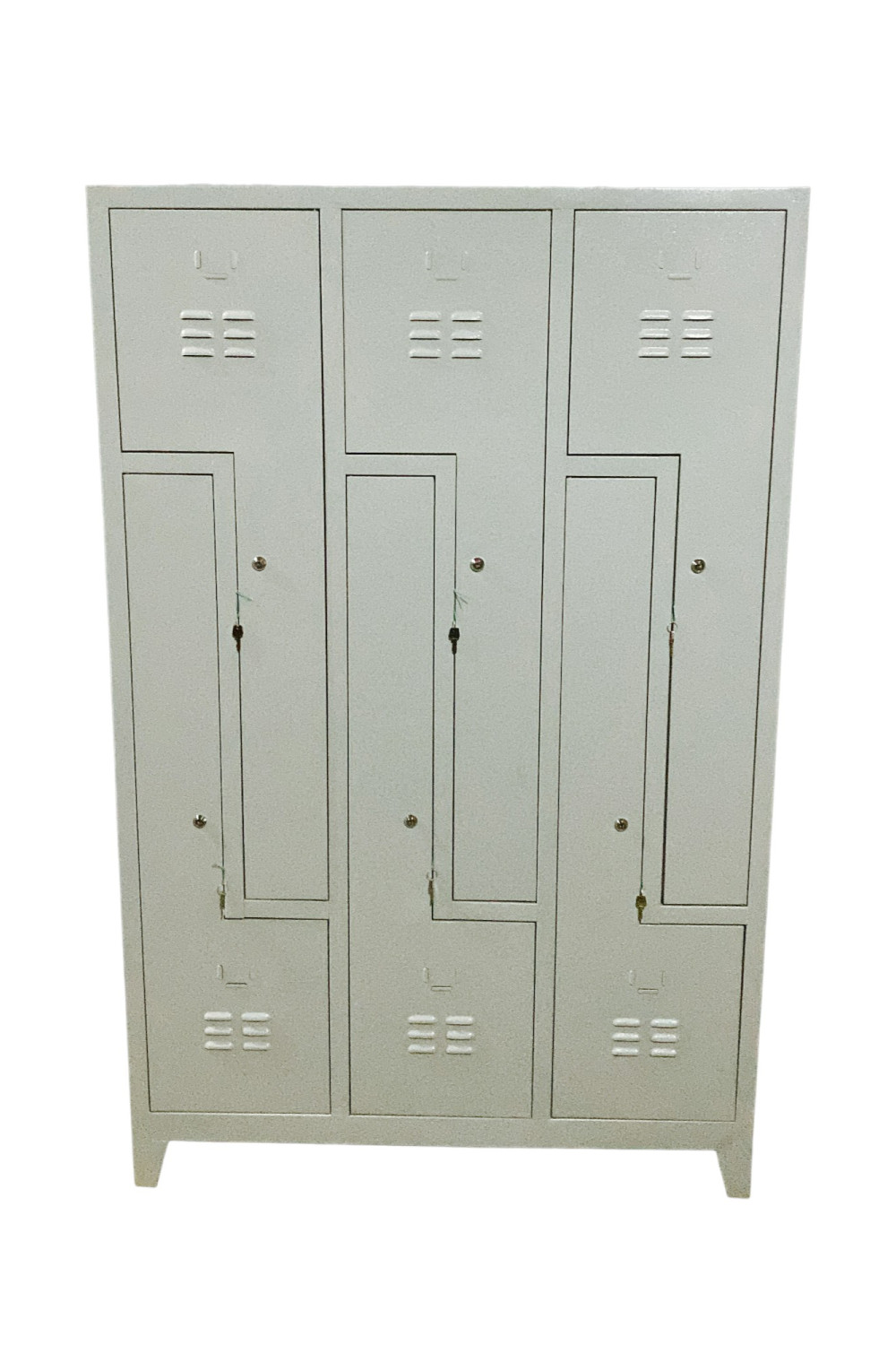 Z Model Altılı Soyunma Dolabı (Gri Renk)