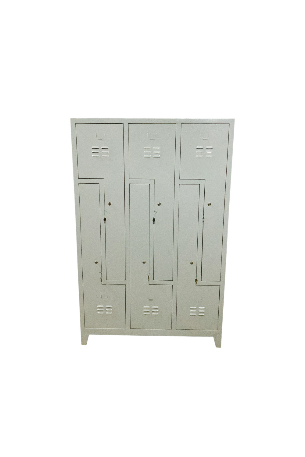 Z Model Altılı Soyunma Dolabı (Gri Renk)