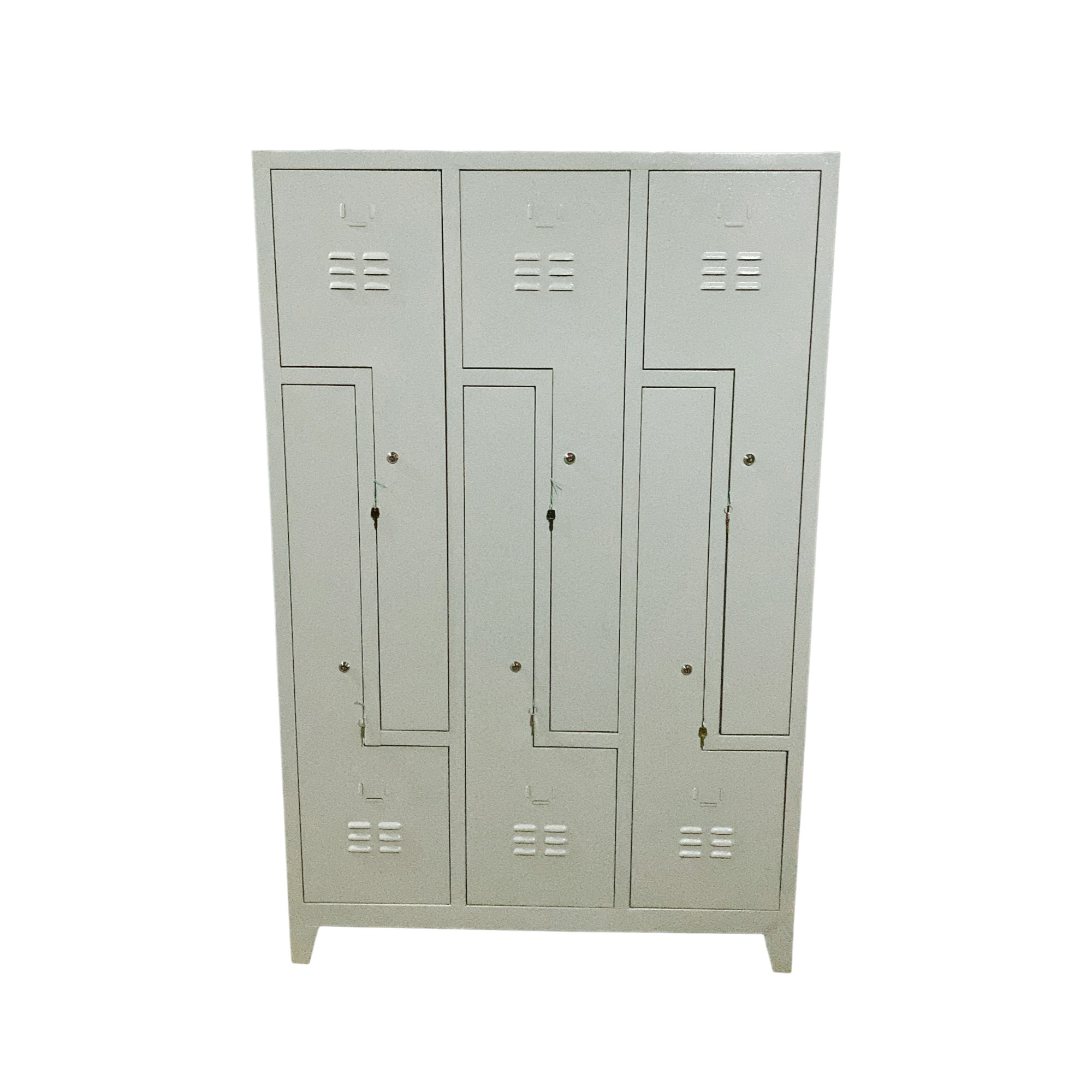 Z Model Altılı Soyunma Dolabı (Gri Renk)