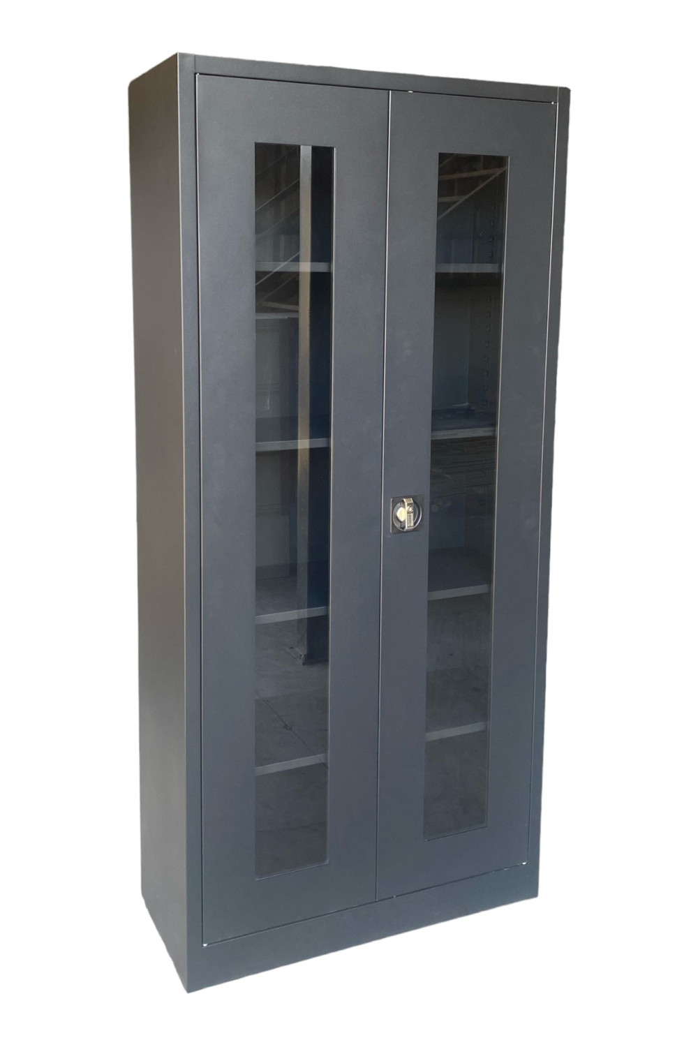 Camlı 198’lik Dosya Dolabı Siyah