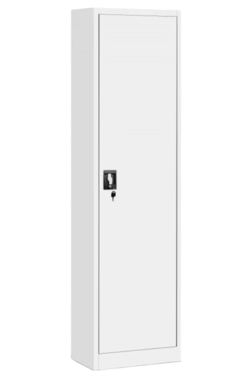 Ergonomik Tek Kapaklı Raflı Ofis-Malzeme Dolabı