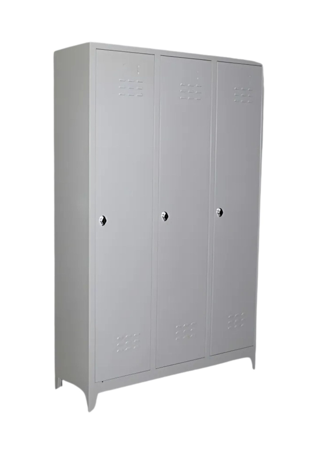 Geniş Üçlü Çelik Soyunma Dolabı