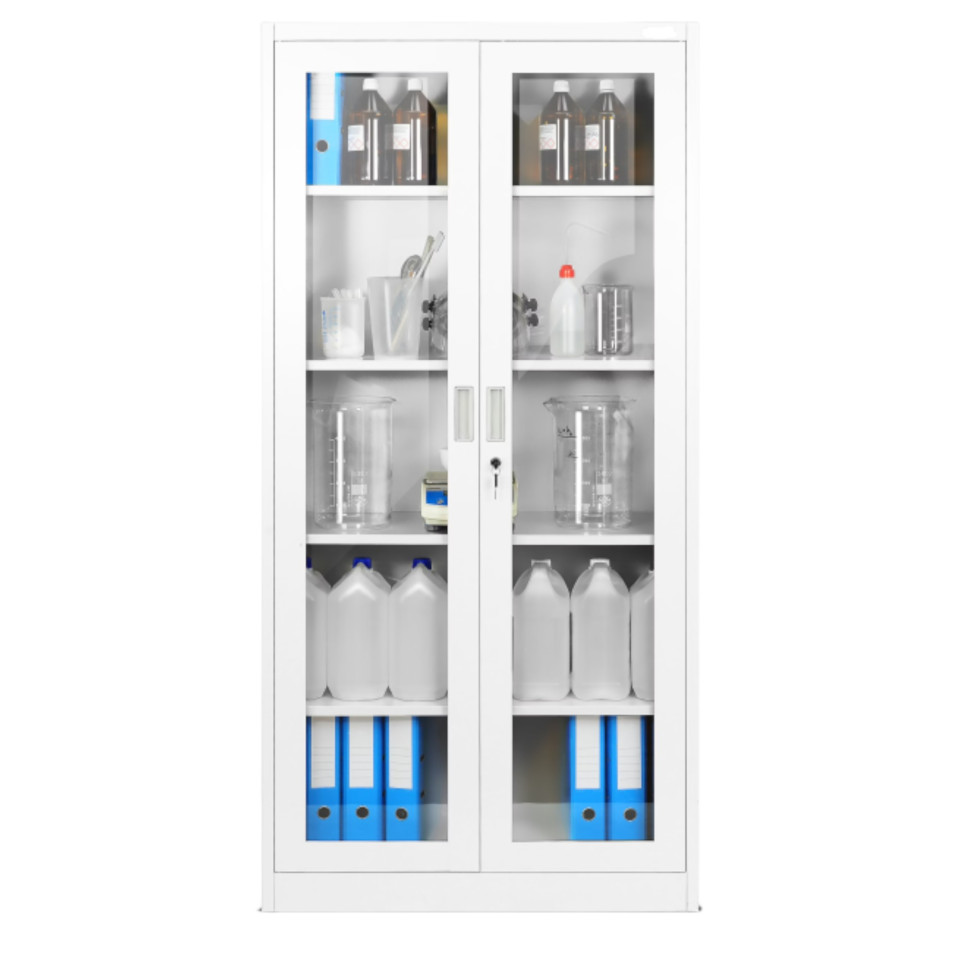 Metal Camlı Tıbbi Malzeme Dolabı