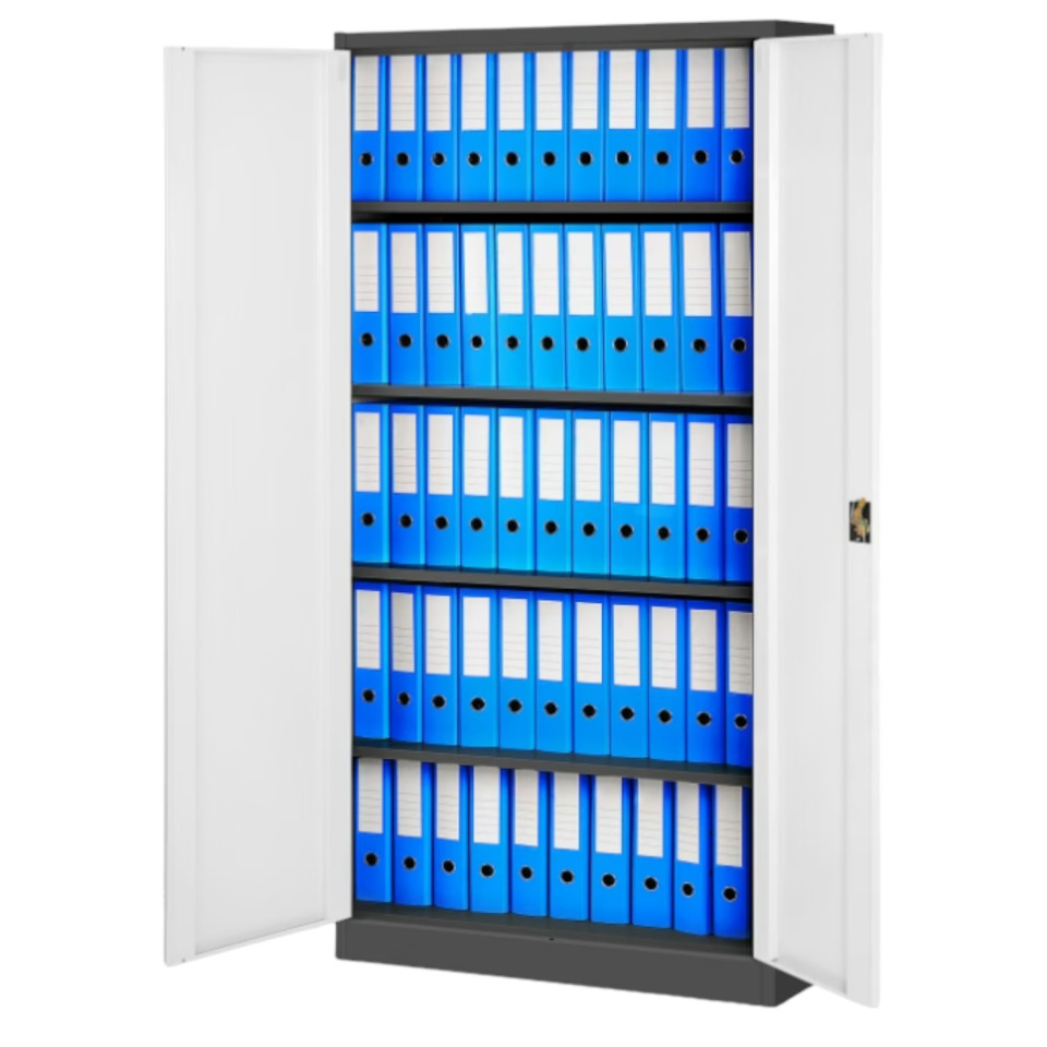 Metal Malzeme-Ofis Dolabı Kilitli Raflı