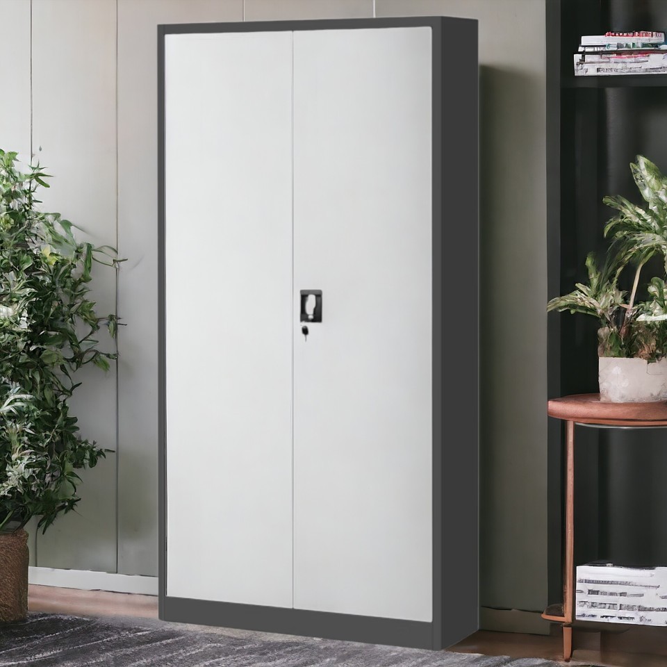 Metal Malzeme-Ofis Dolabı Kilitli Raflı