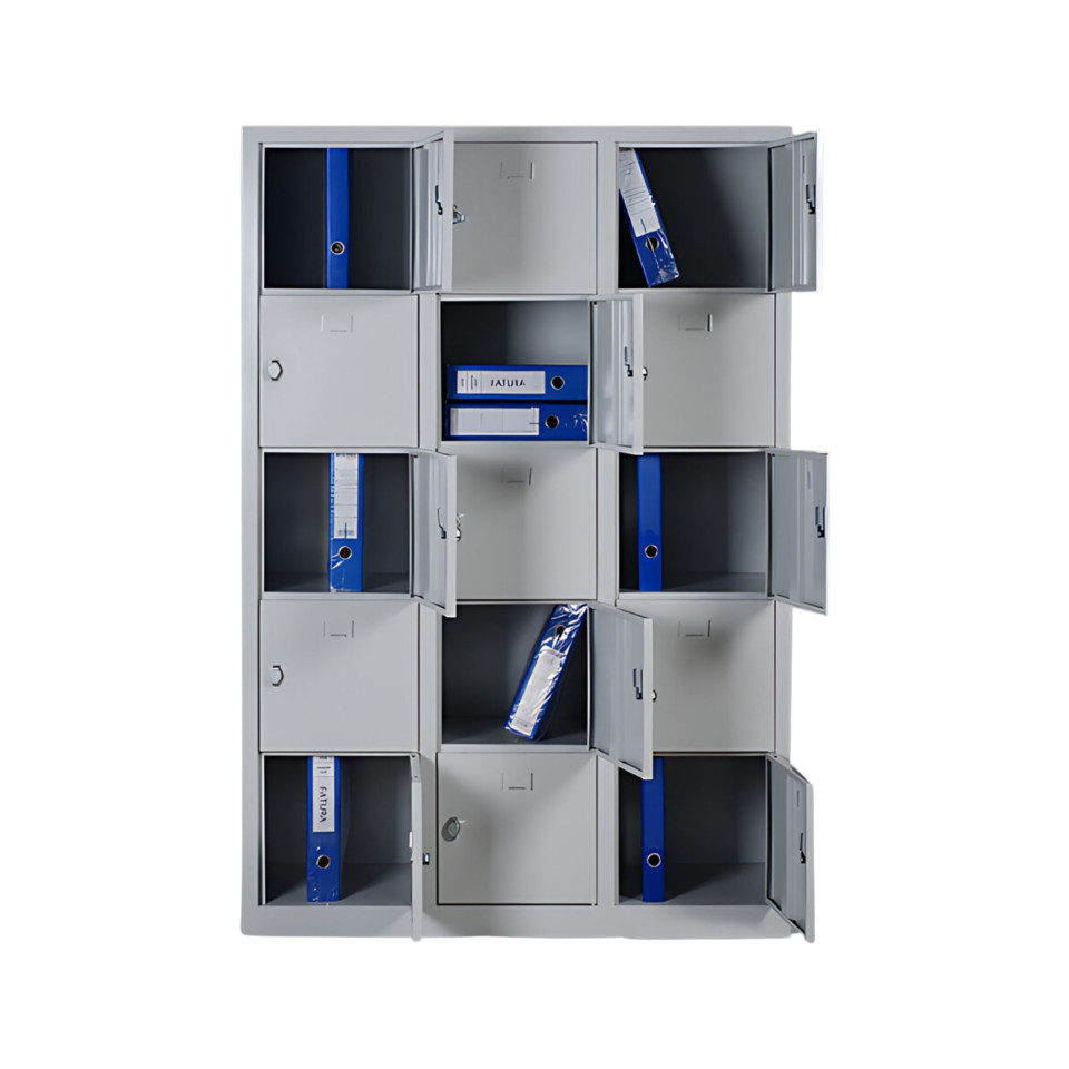 Özel Dosya ve Emanet Dolabı Çelik 15'li
