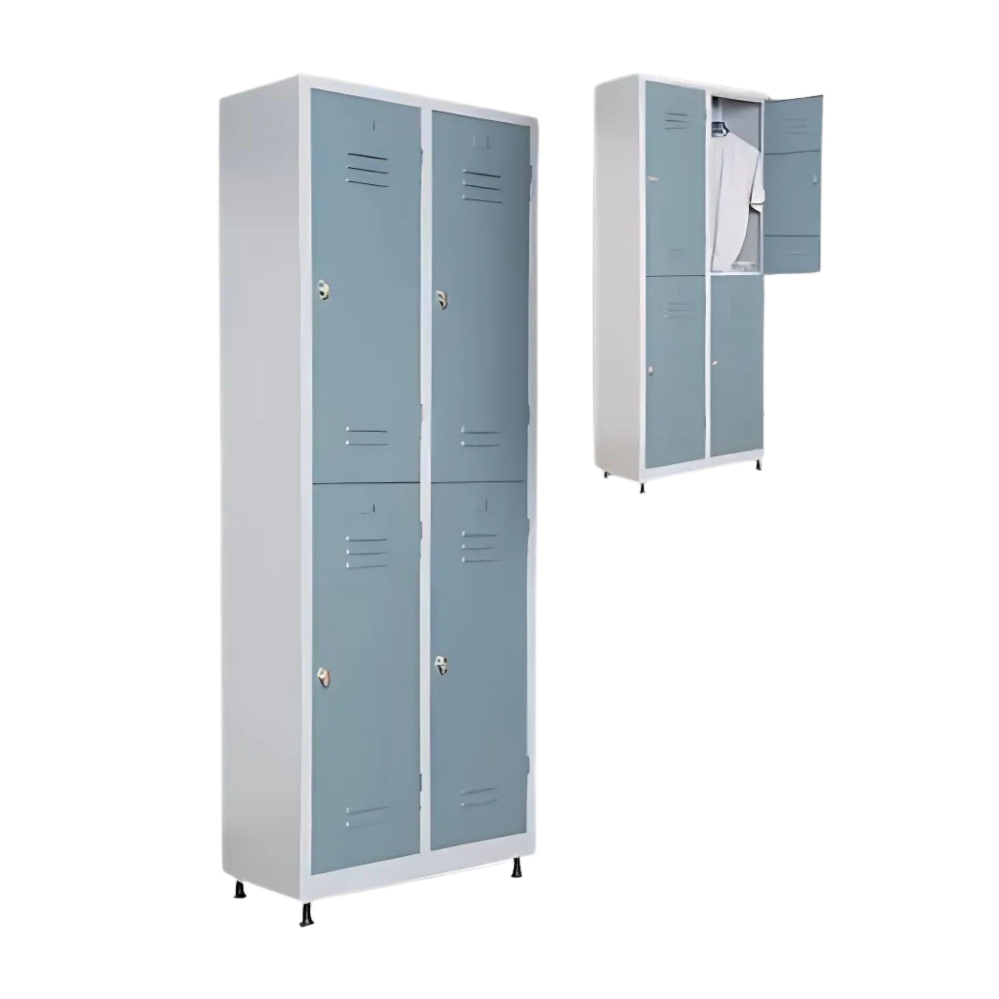 Plastik Ayaklı İşçi Soyunma Dolabı