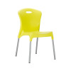 Plastik İşyeri Yemekhane Sandalyesi Sarı Renk