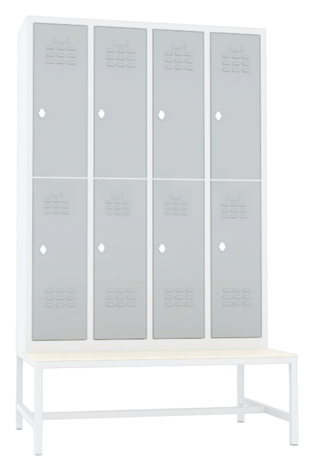 Sekizli Banklı Personel Dolabı