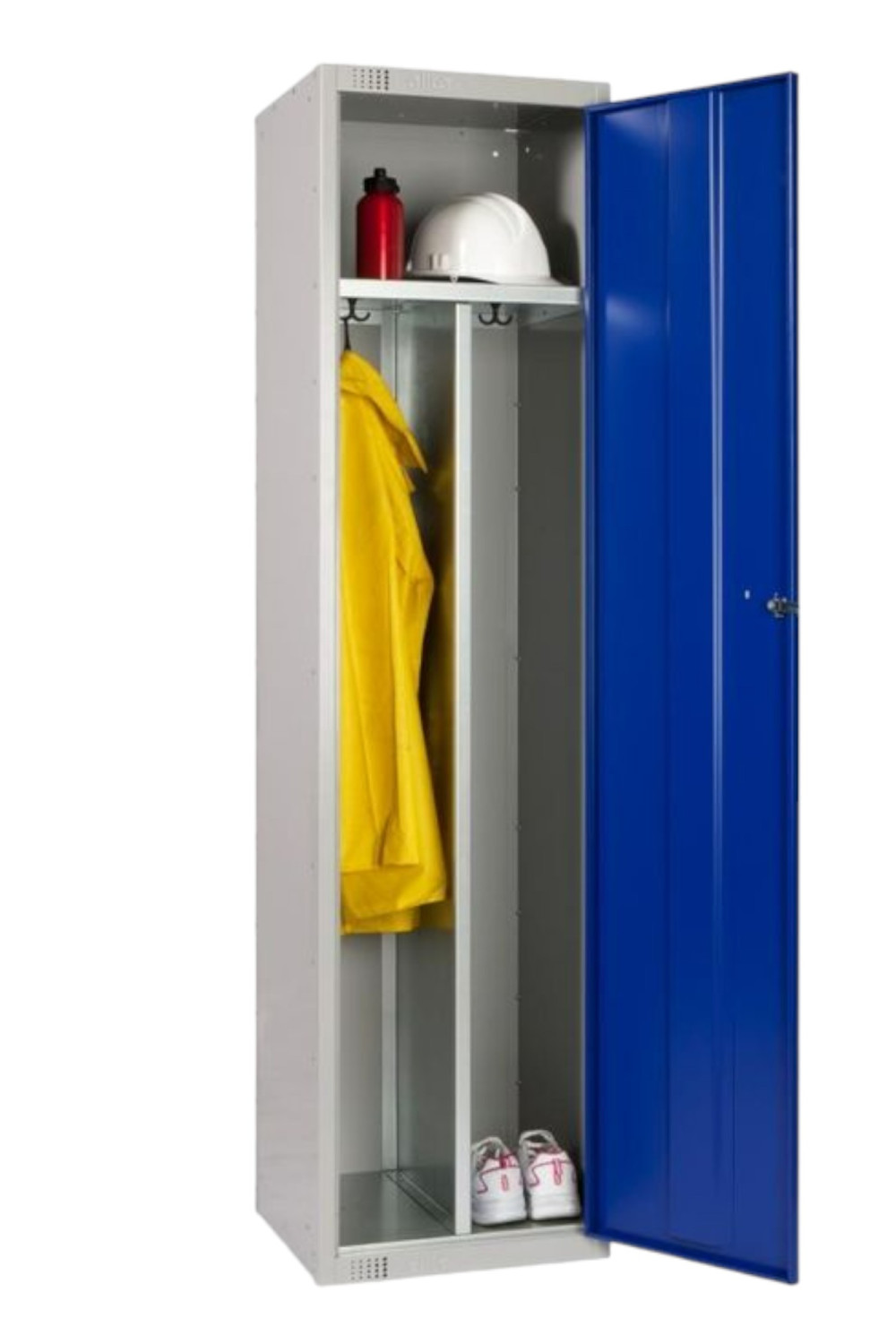 Tek Kapaklı Kirli Temiz Bölmeli Demir Soyunma Dolabı