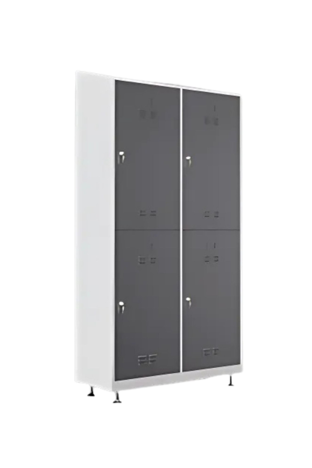 Üzeri Eğimli 4 Kapaklı Özel Soyunma Dolabı