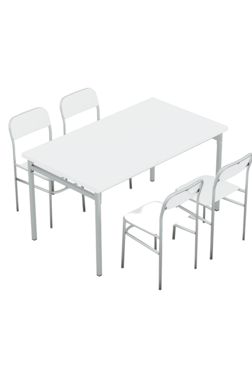 Yemekhane  Werzalit Masa Sandalye Takımı (Gri-Beyaz Renk)