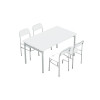 Yemekhane  Werzalit Masa Sandalye Takımı (Gri-Beyaz Renk)
