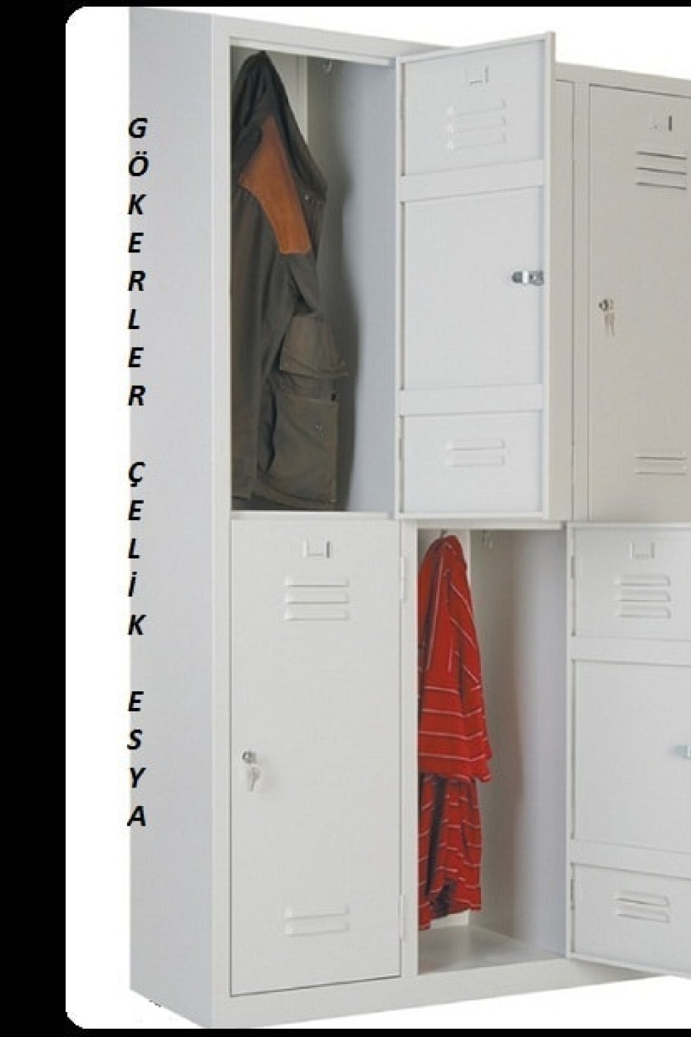 Çatılı Altılı Soyunma Dolabı