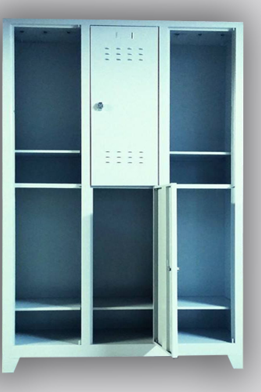 Altılı Ayakkabı Raflı Soyunma Dolabı