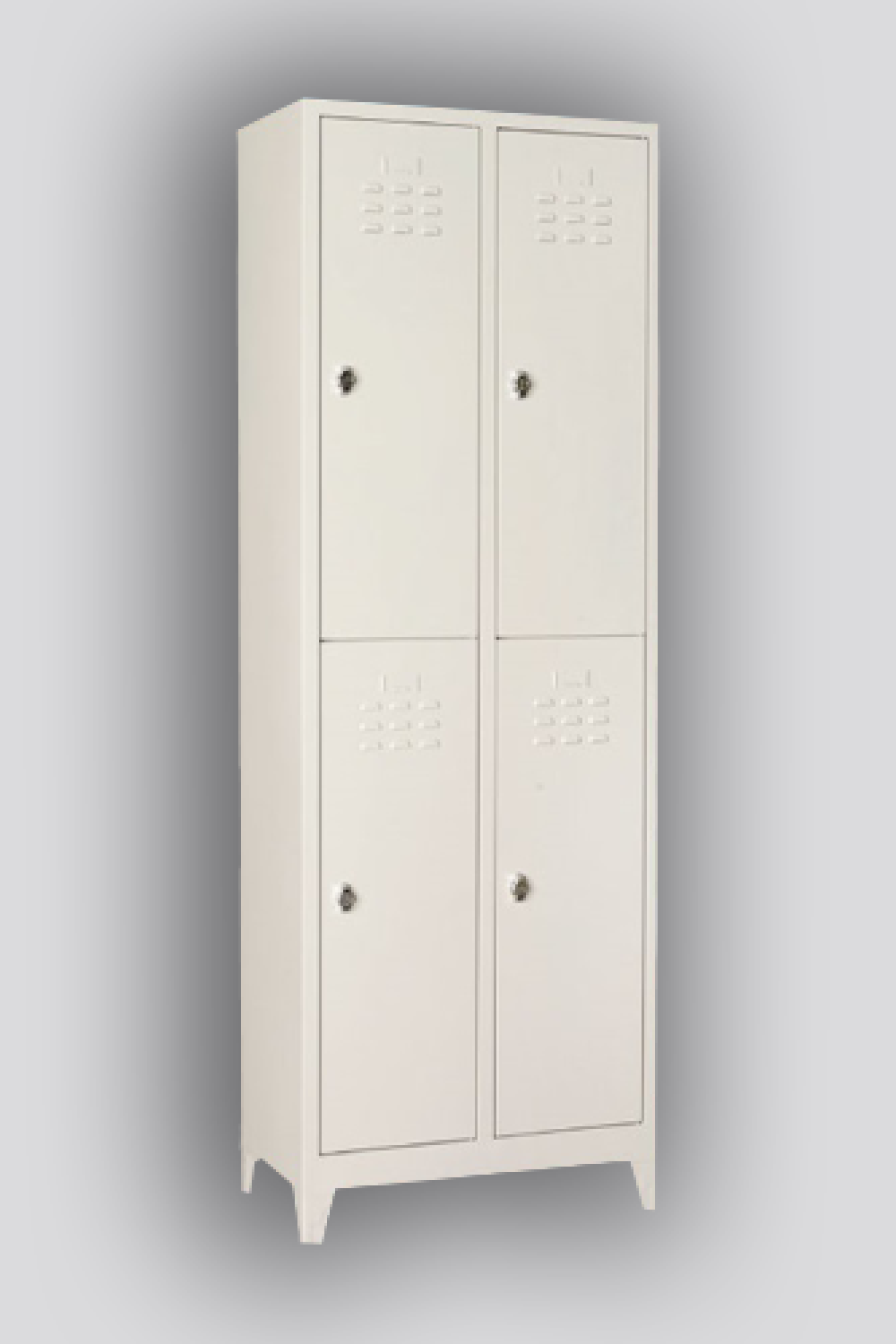 Ayakkabı Raflı Dörtlü Soyunma Dolabı