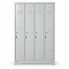 Boy kapaklı 4 kişilik metal askılıklı soyunma dolabı 112x40x185 cm önden görünüm