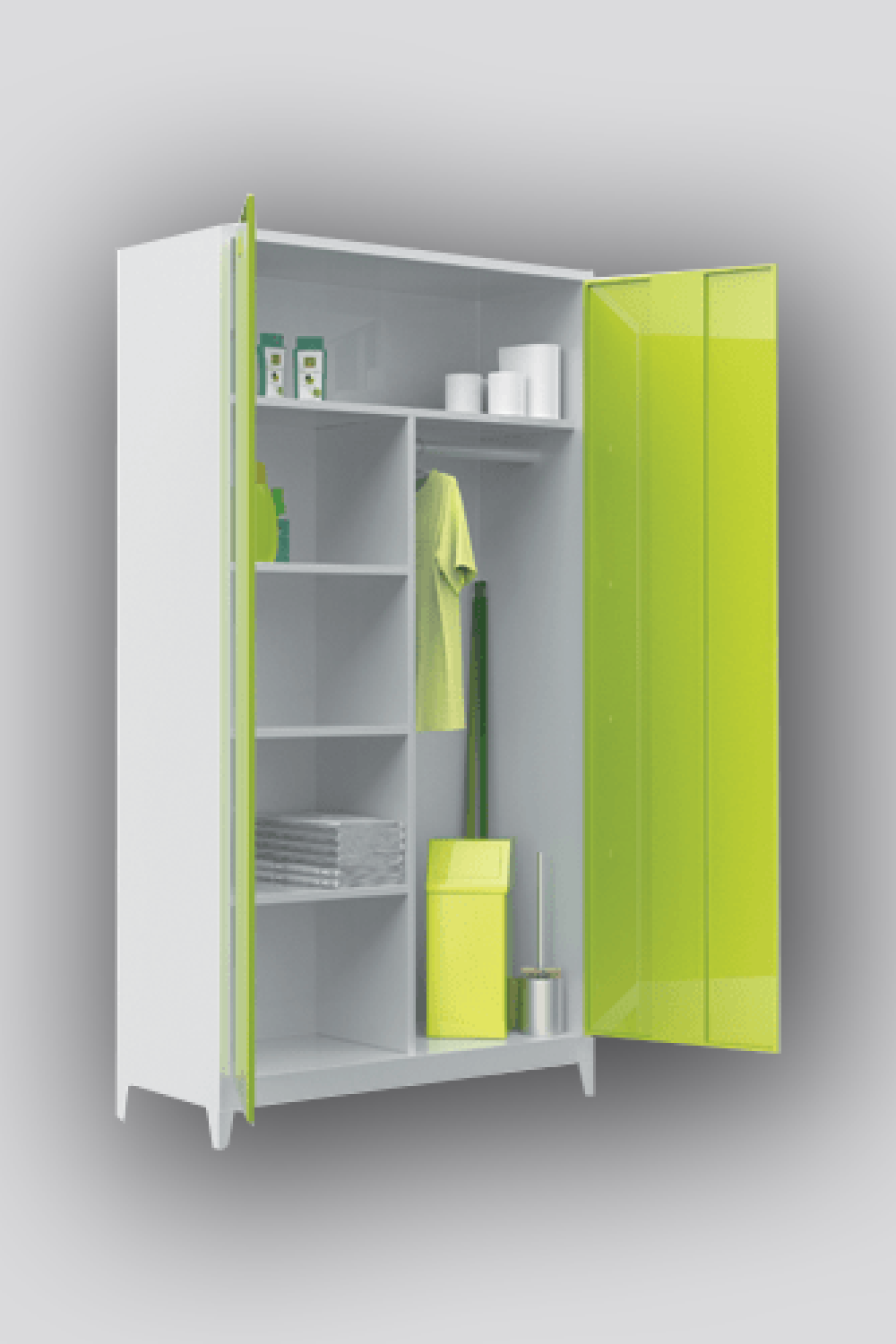 Çelik Temizlik Dolabı