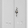 Standart ikili soyunma dolabı 80x40x185 cm metal personel dolabı