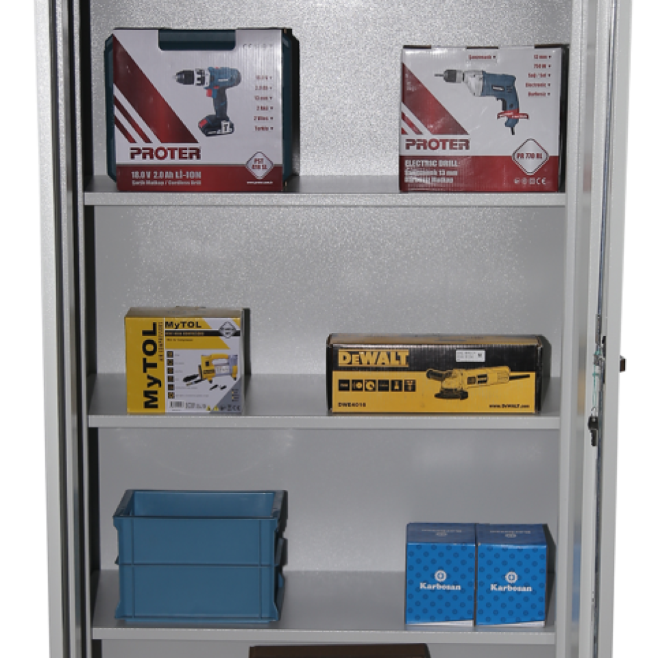 Raflı Malzeme Dolabı