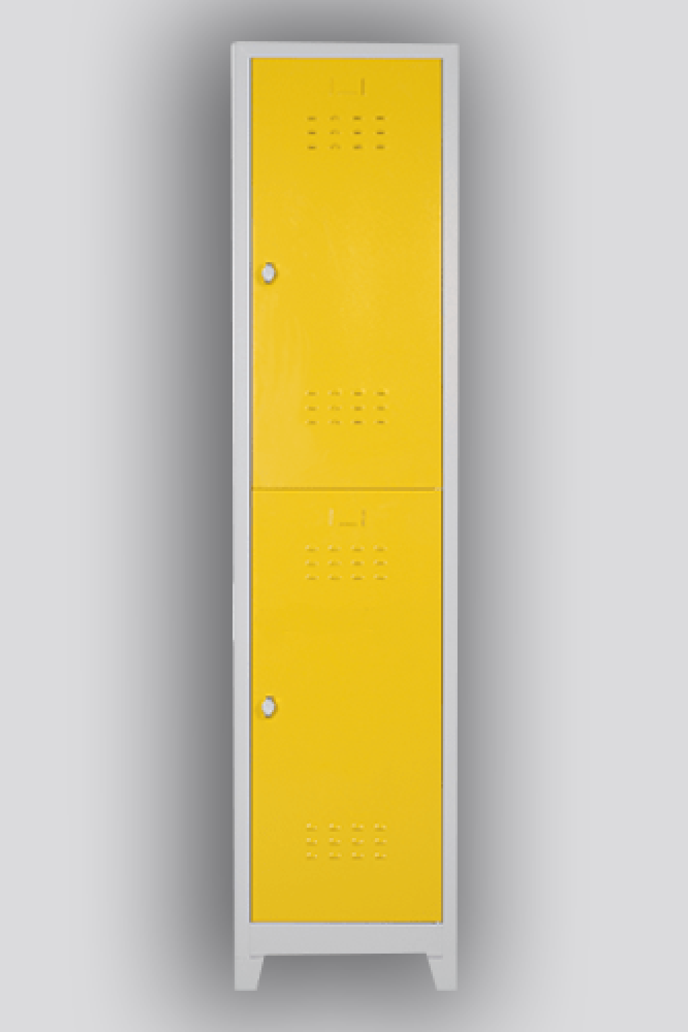 Sarı Tek İkili Soyunma Dolabı
