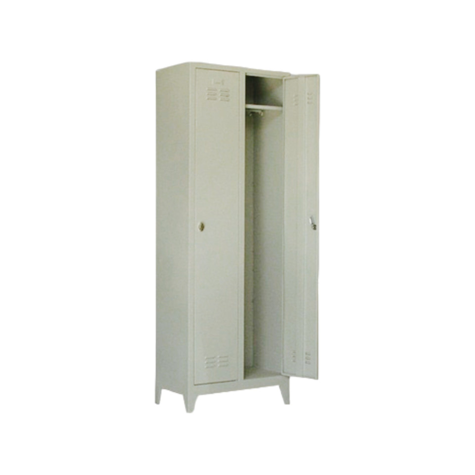 Şantiye Soyunma Dolabı 2 Kapaklı