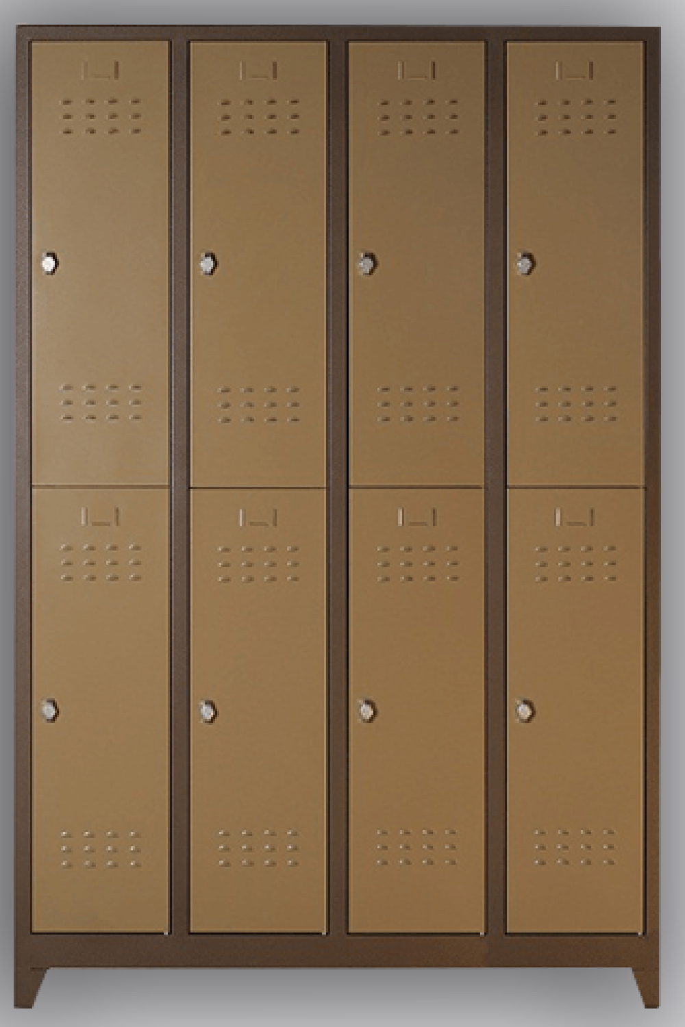 Haki Yeşil Renk Sekizli Personel Soyunma Dolabı