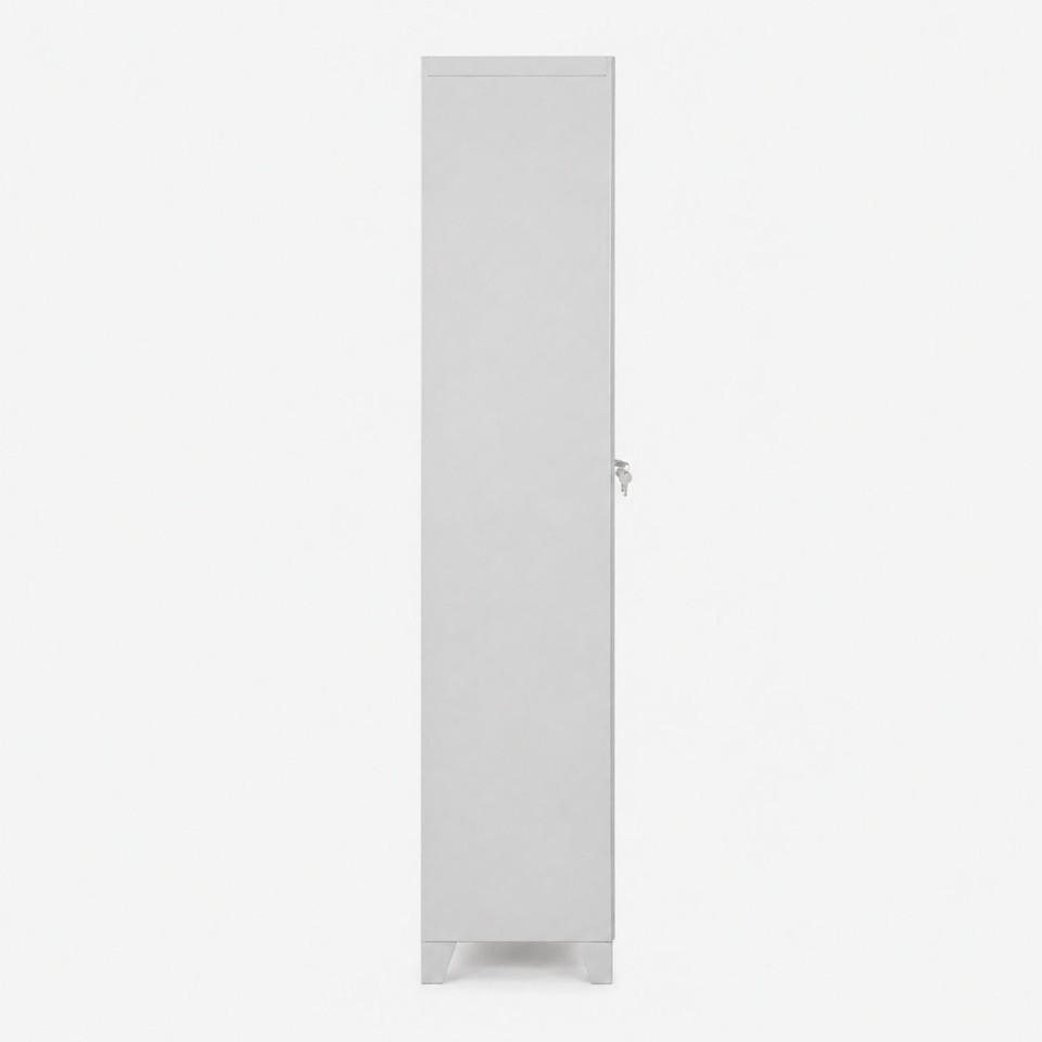 Standart ikili soyunma dolabı 80x40x185 cm metal personel dolabı