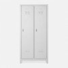Standart ikili soyunma dolabı 80x40x185 cm metal personel dolabı